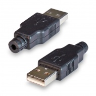 Разъем USB2.0(male) type A, на кабель